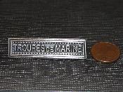 Agrafe Troupes de Marine pour médaille ordonnance Armée Française