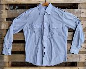 Chemise chambray grise Hollandaise manches longues