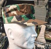 Casquette US en RipStop camouflage Woodland