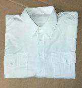 10x chemises blanches de la Police Hollandaise modèle homme avec poches