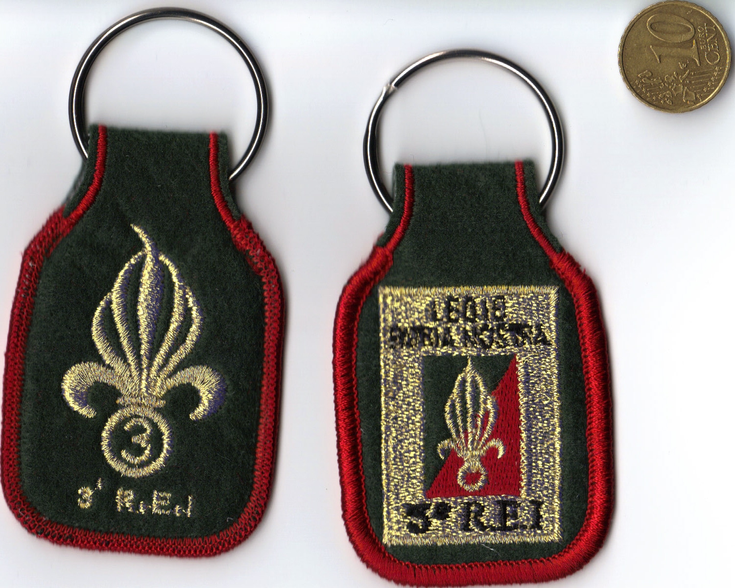 Porte-clefs 3°REI Régiment Etranger d'Infanterie Légion Etrangère