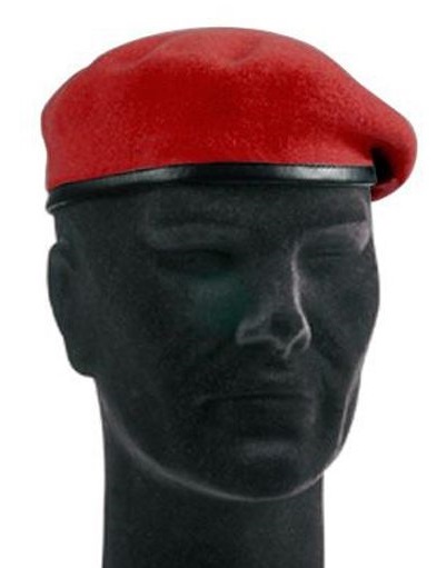 Béret rouge amarante des parachutistes Français