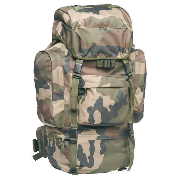 Sac à dos 65L RipStop camouflage C/E Armée Française