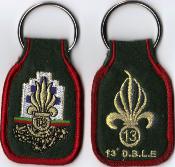 Porte-clefs 13°DBLE Demi-Brigade de la Légion Etrangère