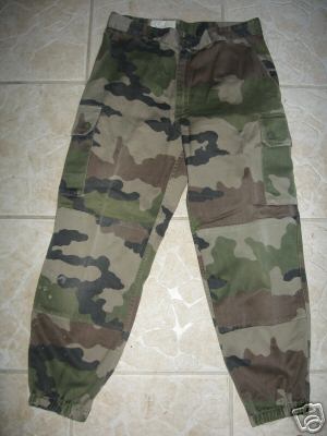 Pantalon treillis F2 camouflage C/E Centre Europe Armée Française