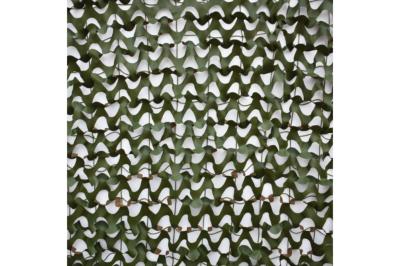 Filet de camouflage 6m x 3m vert / marron renforcé