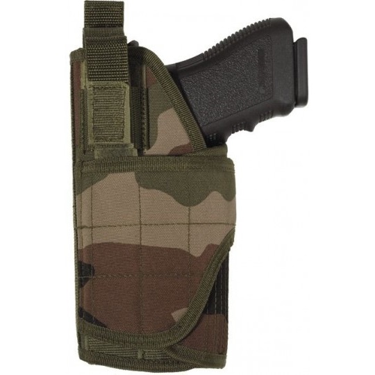 Holster ajustable pour Pistolet Automatique étui PA gaucher camouflage C/E  Armée Française